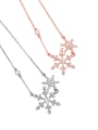 thumb Elegant Snow Alloy Clavicle Necklace 2