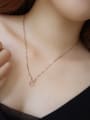 thumb Rose Gold Stainless Steel Necklace 1