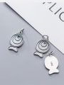 thumb Thai Silver With Antique Silver Plated Cartoon fish Charms 0