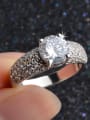 thumb Wedding Accessories Micro Pave Zircons Copper Ring 3