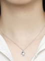 thumb 925 Sterling Silver With  Cubic Zirconia Personality goldfish Necklaces 2