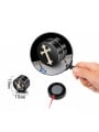 thumb Stainless Steel With Black Gun Plated Personality Round Magnetic Hematite Clasps Stud Earrings 2