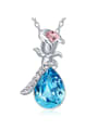 thumb Flower-shaped austrian Crystal Necklace 0