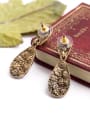 thumb Personality Artificail Stones Alloy Stud drop earring 3