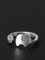 thumb Elephant Fashion S925 Silver Opening Ring 0
