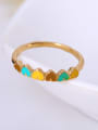 thumb Lovely Multi-color Heart Shaped Enamel Ring 1