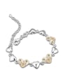 thumb Fashion austrian Crystals Heart Alloy Bracelet 1