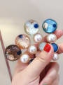 thumb Alloy With Rose Gold Plated Fashion Round Barrettes & Clips 1