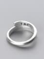 thumb Creative Open Design Note Shaped S999 Silver Ring 1