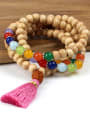 thumb Wooden Beads Multi-layer Colorful Bracelet 3