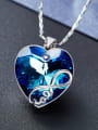 thumb S925 Silver Heart Shaped Necklace 2
