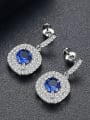 thumb Micro AAA zircon exquisite  Bling-bling earrings multiple colors available 5