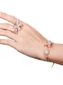 thumb Copper With Cubic Zirconia  Luxury Flower 2 Piece Jewelry Set  Rings and Bangles 2