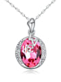 thumb Fashion austrian Crystals-accented Pendant Alloy Necklace 4