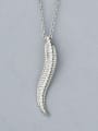 thumb Feather Shaped Necklace 3