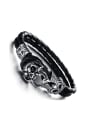 thumb Personalized Skull Artificial Leather Men Bracelet 0