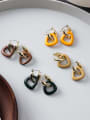 thumb Alloy With Gold Plated Simplistic Geometric Clip On Earrings 2