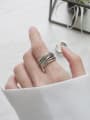 thumb Retro style Antique Silver Plated Opening Ring 1