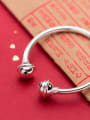 thumb 925 Sterling Silver With Silver Plated Cute Bell Bracelets 2