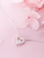 thumb 925 Sterling Silver With Silver Plated Fashion Heart Necklaces 1