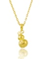 thumb Creative 24K Gold Plated Gourd Shaped Necklace 0