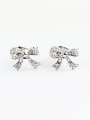 thumb Women Elegant Bowknot Shaped Zircon Earrings 0