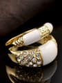thumb Exquisite 18K Gold Scarf Shaped Opal Ring 1