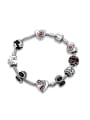 thumb All-match Heart Shaped Enamel Beaded Bracelet 0