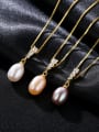 thumb Sterling Silver 8-9mm Freshwater Pearl Pendant Necklace 2