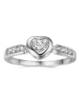 thumb Heart-shape Zircons Classical Women Ring 1