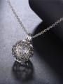 thumb Exquisite Platinum Plated Ball Shaped Pendant 3