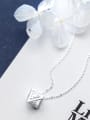 thumb Personality Hollow Geometric Shaped S925 Silver Necklace 1