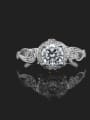 thumb Copper whith  Cubic Zirconia Double layer couple ring 1