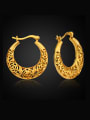 thumb Retro Hollow Round Clip clip on earring 0