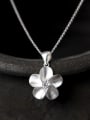 thumb S925 Silver Flower Fashion Necklace 0
