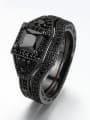 thumb Black Nano Black Plated Western Style Ring 1