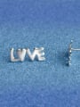 thumb LOVE Hollow Personality Temperaments Stud Earrings 1