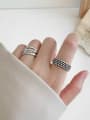 thumb 925 Sterling Silver With Antique Silver Plated Vintage Multiple rows beades   Free Size  Rings 2