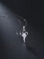 thumb Fresh Flower Shaped Zircon Pendant 0