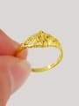 thumb Creative Hollow Geometric Shaped 24K Gold Plated Ring 2