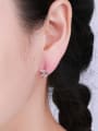 thumb Simple Little Hollow Star 925 Silver Clip Earrings 1