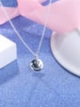 thumb Temperament Smiling Face 925 Silver Necklace 1
