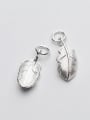 thumb 925 Sterling Silver With Silver Plated Trendy Leaf Charms 2