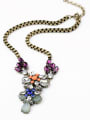thumb Colorful Flower Sweater Necklace 2