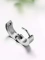 thumb Fashion Star Shaped Stainless Steel Clip Earrings 1