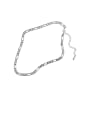thumb 925 Sterling Silver With Smooth Simplistic Chain Necklaces 0