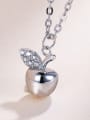 thumb 2018 925 Silver Apple Necklace 3