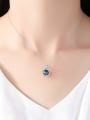 thumb Sterling silver micro-inlay 3A zircon natural freshwater pearl boutique necklace 1