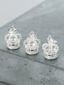 thumb 925 Sterling Silver With Silver Plated Cute Crown Charms 1