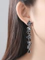 thumb Copper With White Gold Plated Fashion Leaf Party Drop Earrings 1